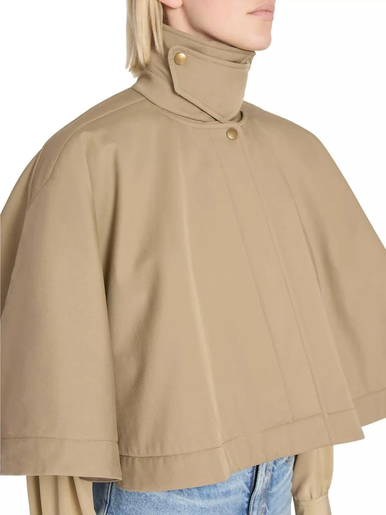Chloé Cape Tie-Neck Coat 6
