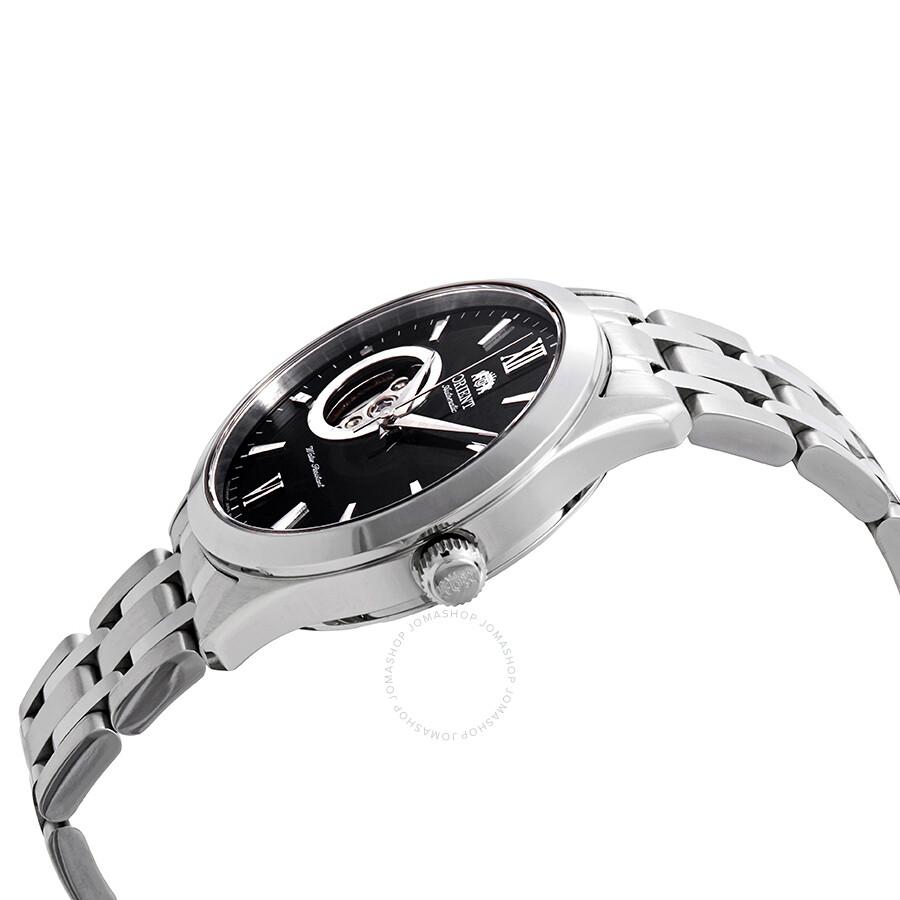 Orient Star Open Heart Automatic Black Dial Men's Watch FAG03001B0