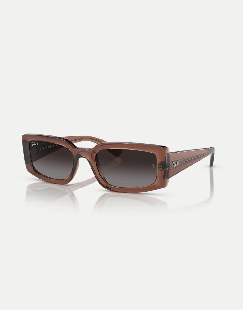 Ray-Ban Ray-Ban kiliane rectangle polarised sunglasses with  display picture 3