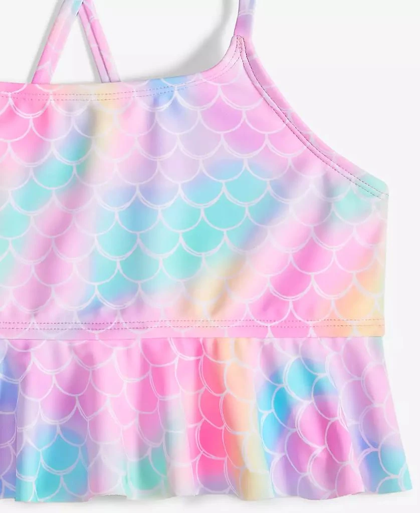 Breaking Waves Big Girls Peplum Tankini Top & Scoop Bottom Swimsuit 3