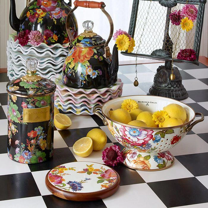 MacKenzie-Childs Flower Market Large Colander 3