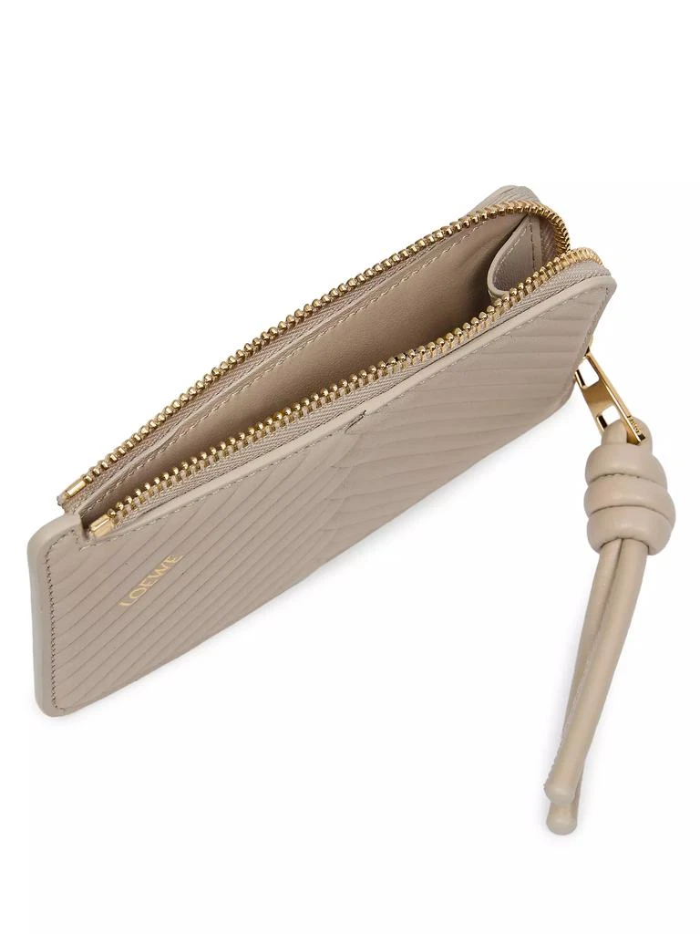 Loewe Knot Diamond Leather Coin Card Holder 2