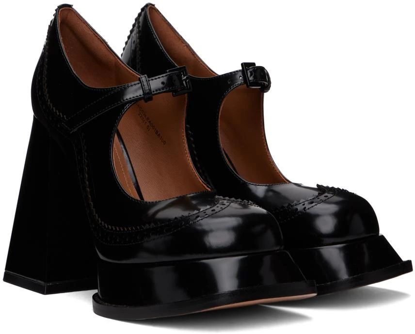 Shushu/Tong Black Oxford High Heels 4
