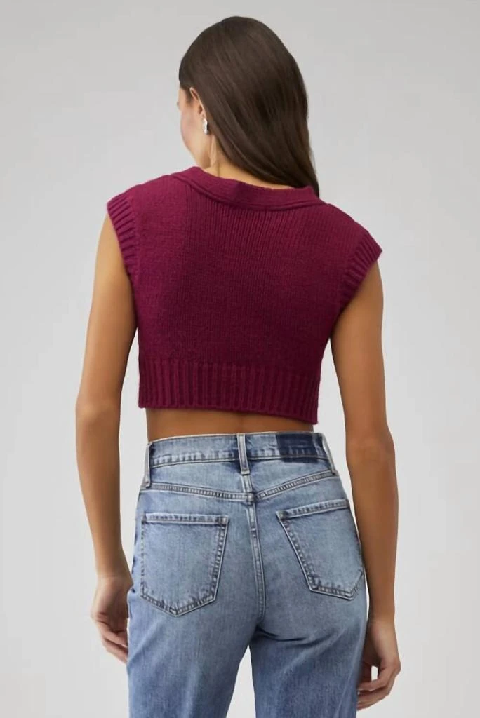 For Love & Lemons For Love & Lemons - LAYTON CROPPED VEST 5