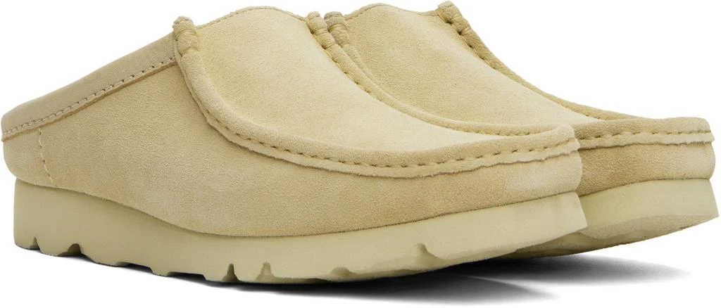 Clarks Beige Wallabee Slip-on Loafers 4