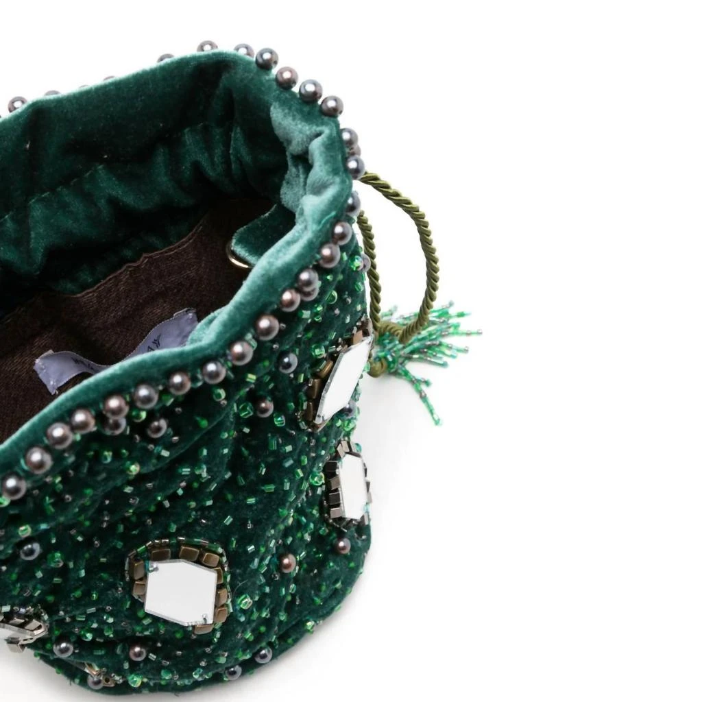 Nannacay Women's Mimi Crossbody Bucket Bag In Green 2