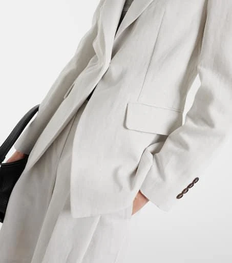 Brunello Cucinelli Cotton and linen blazer 5