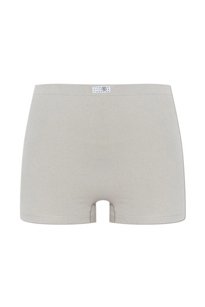 MM6 MM6 Maison Margiela Ribbed Underwear Shorts