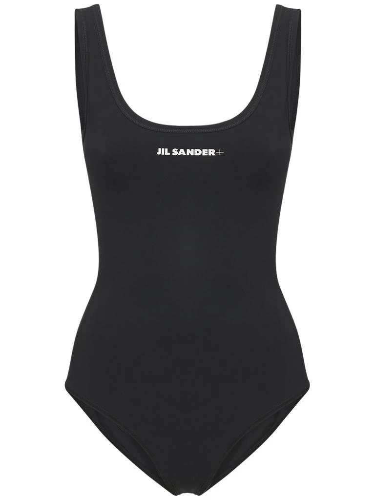 Jil Sander Printed Logo One Piece Swimsuit 1