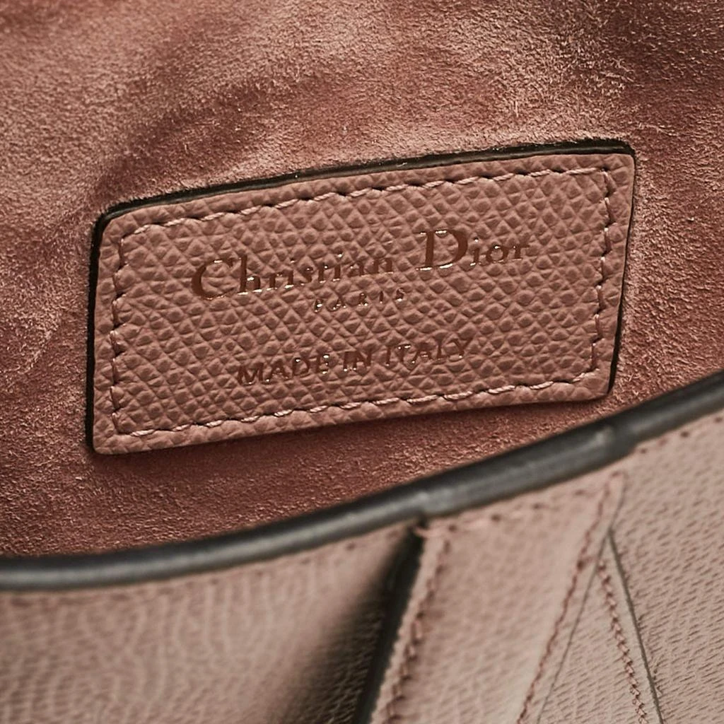 Dior Dior Pink/Black Leather Saddle Belt Bag 8