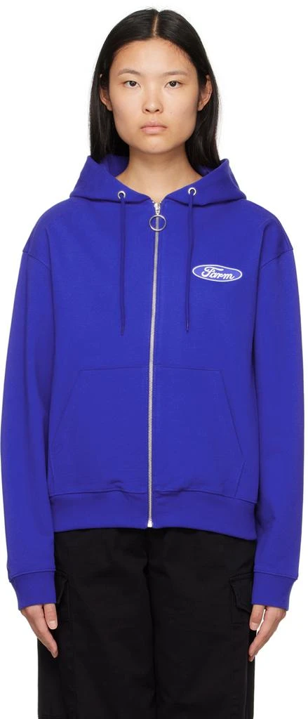 Sky High Farm Workwear Blue Quil Lemons Farm Hoodie 1