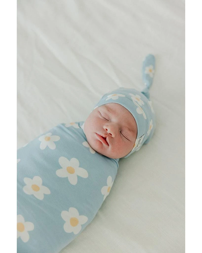 Copper Pearl Della Top Knot Hat, 0-4 Months 4