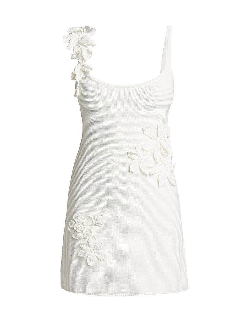 AMUR Deedra Floral Appliqué Minidress 1