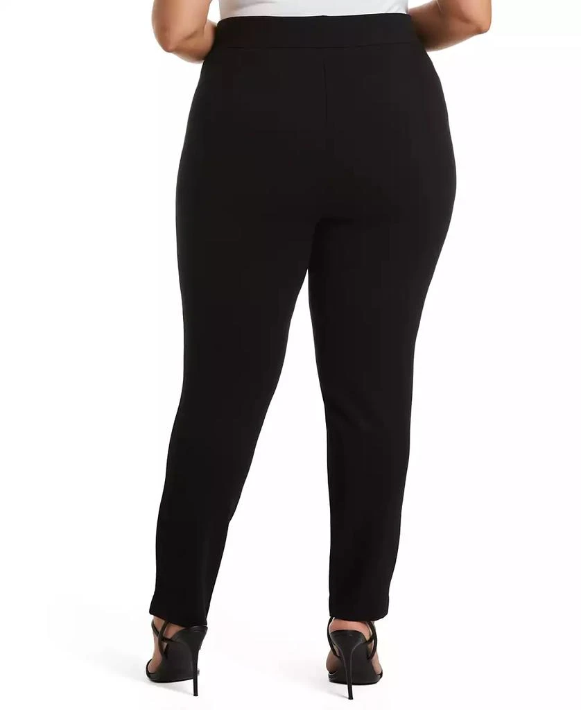 Rafaella Plus Size Classic Fit Pull-On Ankle Pant with Zipper Detail 2