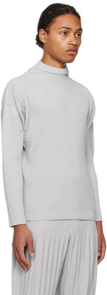 Homme Plissé Issey Miyake Gray Basics Turtleneck 2