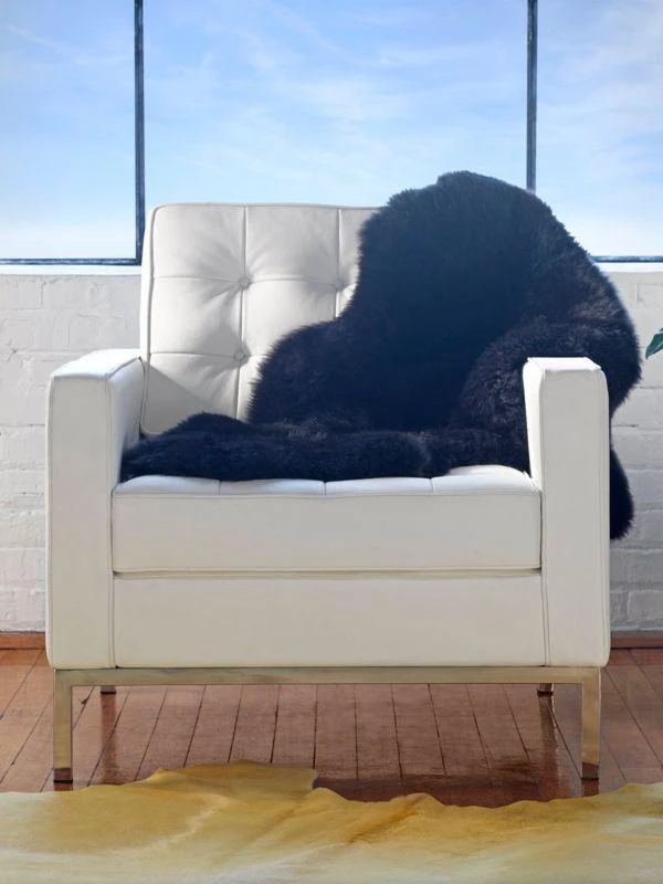 Natural Dyed Sheepskin Rug 3