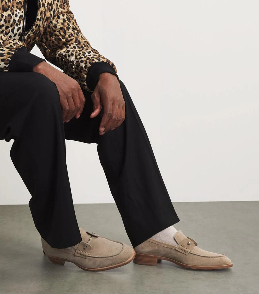 Christian Louboutin Chambelimoc Suede Loafers 2