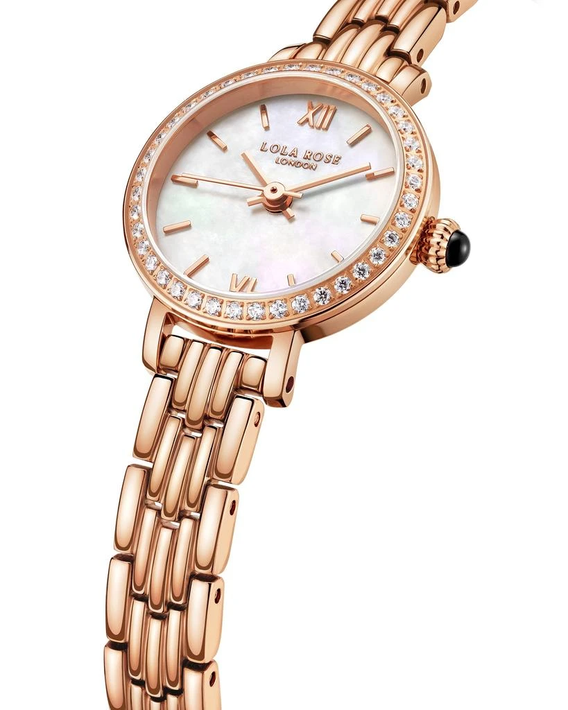 Lola Rose Lola Rose Dainty Watch for Women: Rose Gloden Watch, Genuine Stainless Steel Strap, Wrapped by Stylish Gift Box - Vintage Present for Small Wrists 3