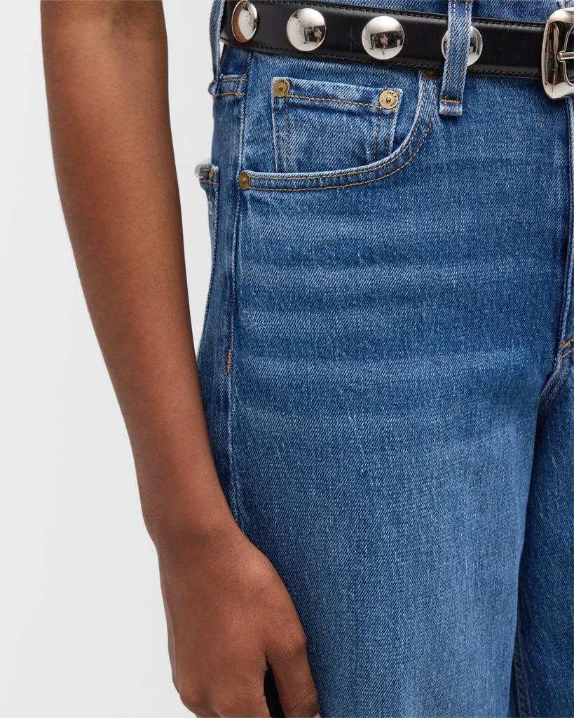 Rag & Bone Andi Wide-Leg Cuffed Jeans 4