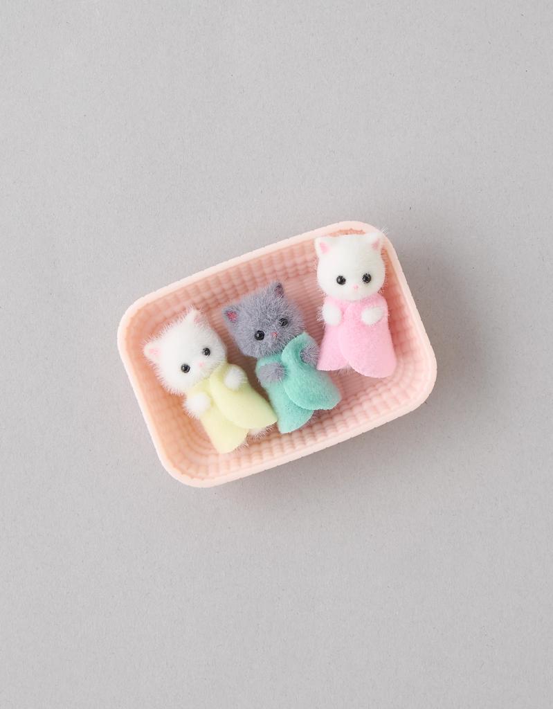AE Calico Critters Persian Cat Triplets
