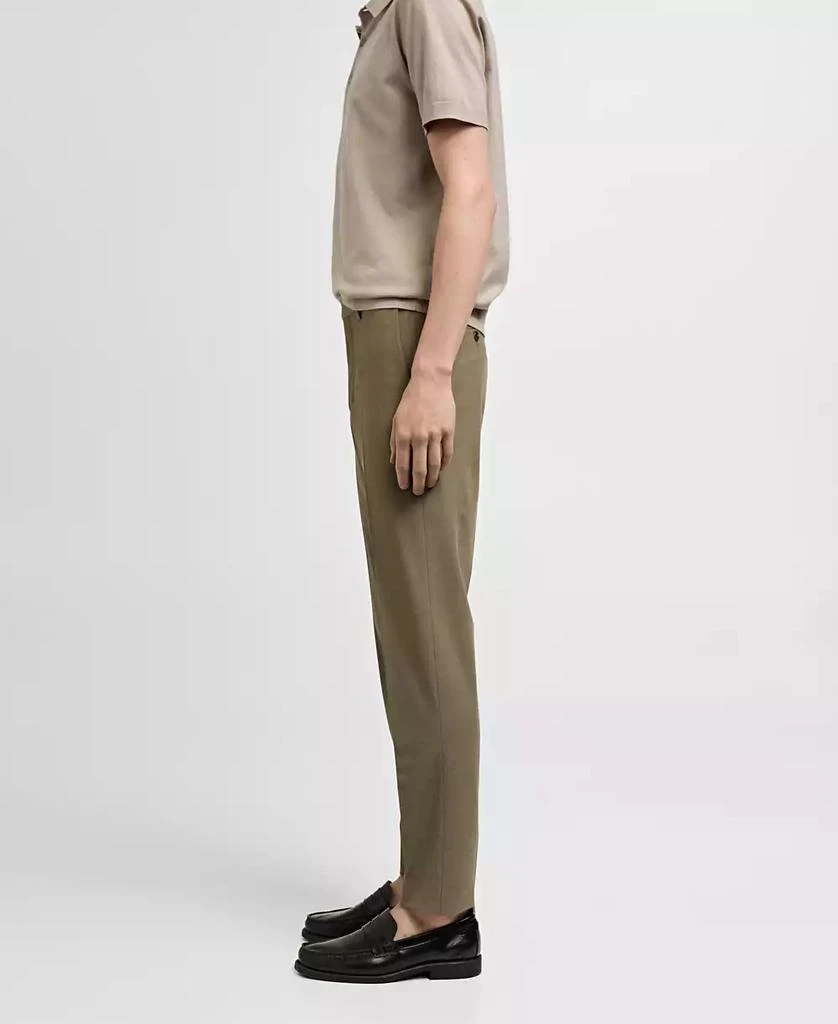 Mango Men's Stretch Fabric Suit Pants 3