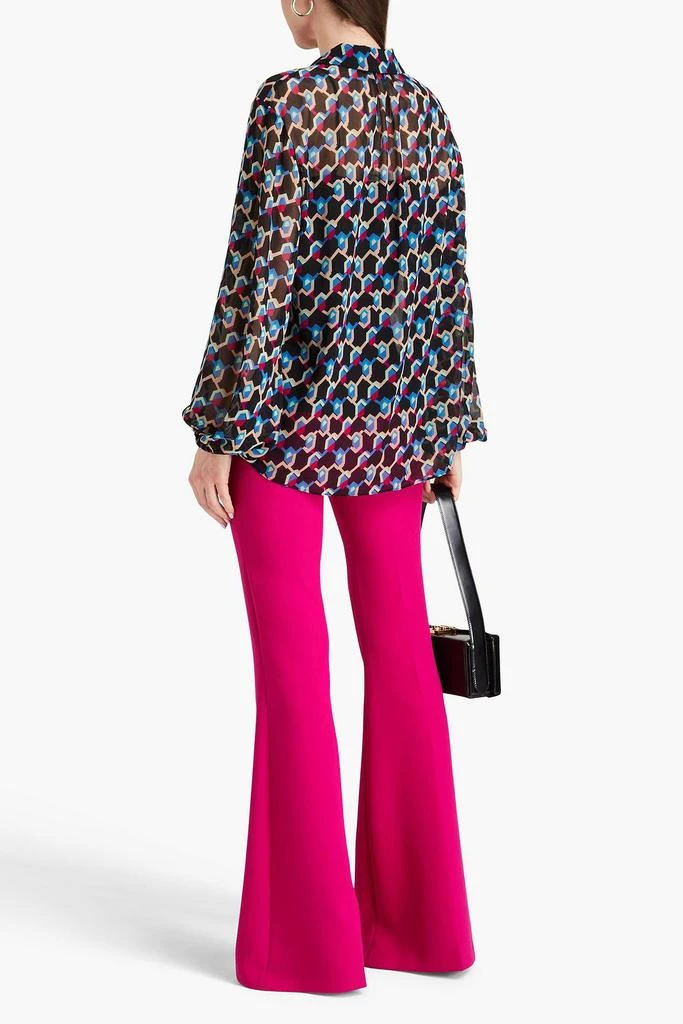 Diane von Furstenberg Kipleen printed chiffon blouse 3