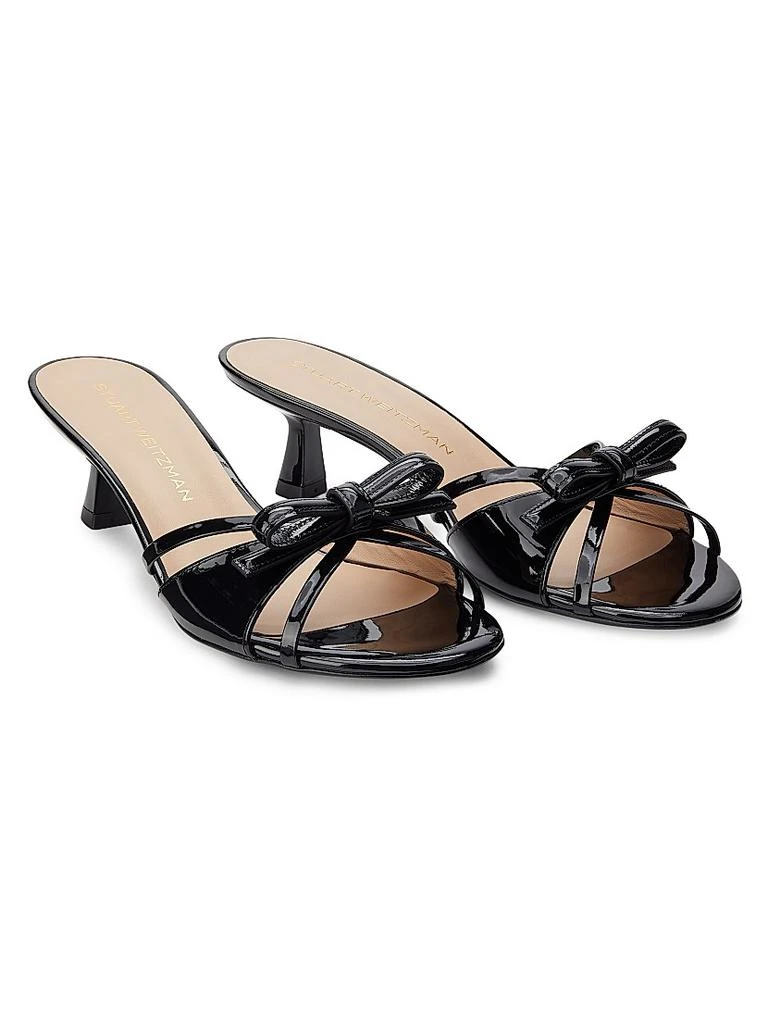Stuart Weitzman Felicity 50MM Leather Slide Sandals 2