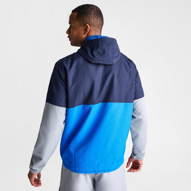 Retro Cropped Zip-Up Hoodie (Heather Grey/Black) [Boxy +