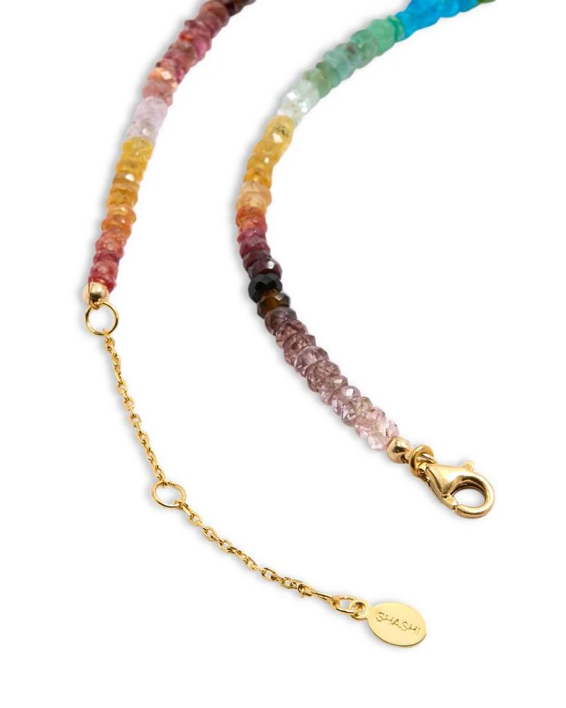 Shashi SHASHI Aisha Gem Necklace, 14"-16" 3