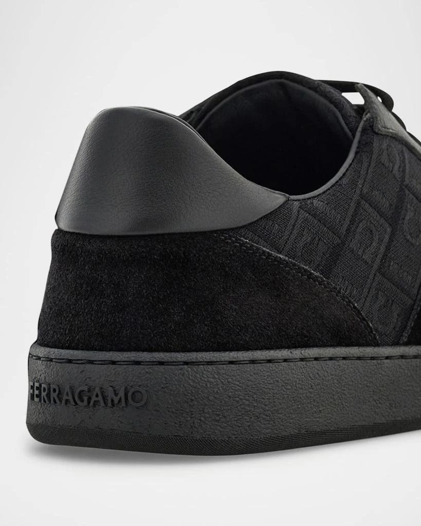 Salvatore Ferragamo Men's Achille Jacquard Sneakers 5