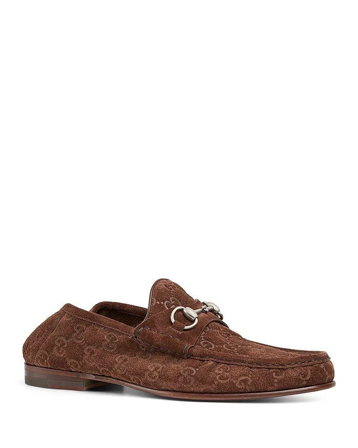 Gucci Men's Luxury Suede GG Horsebit Loafers 1