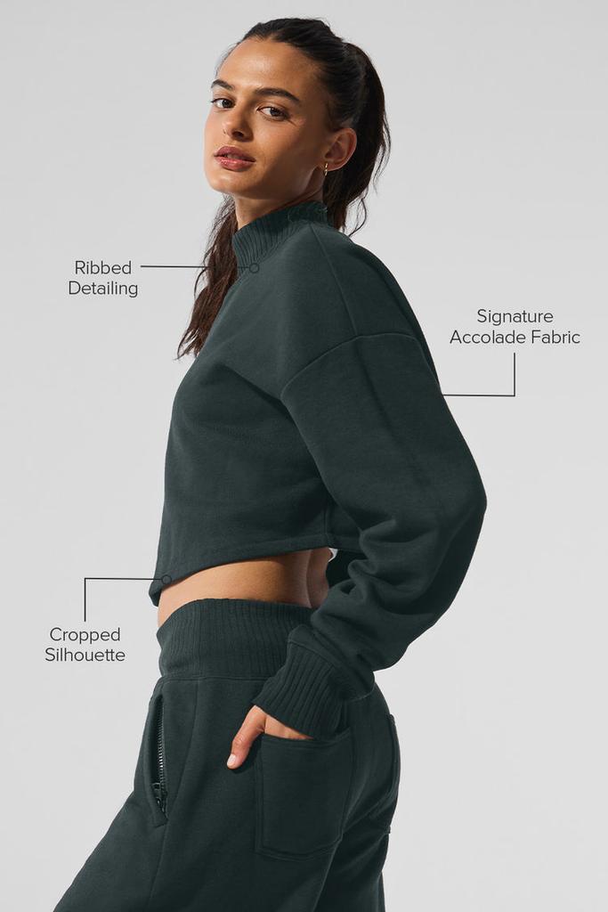新品未使用　Alo Yoga 　Cropped Serenity Coverup Cropped Serenity Coverup - Black | ALO