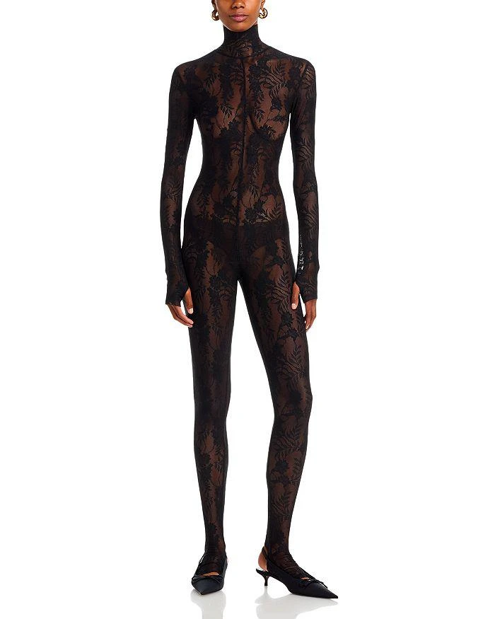 Norma Kamali Lace Catsuit