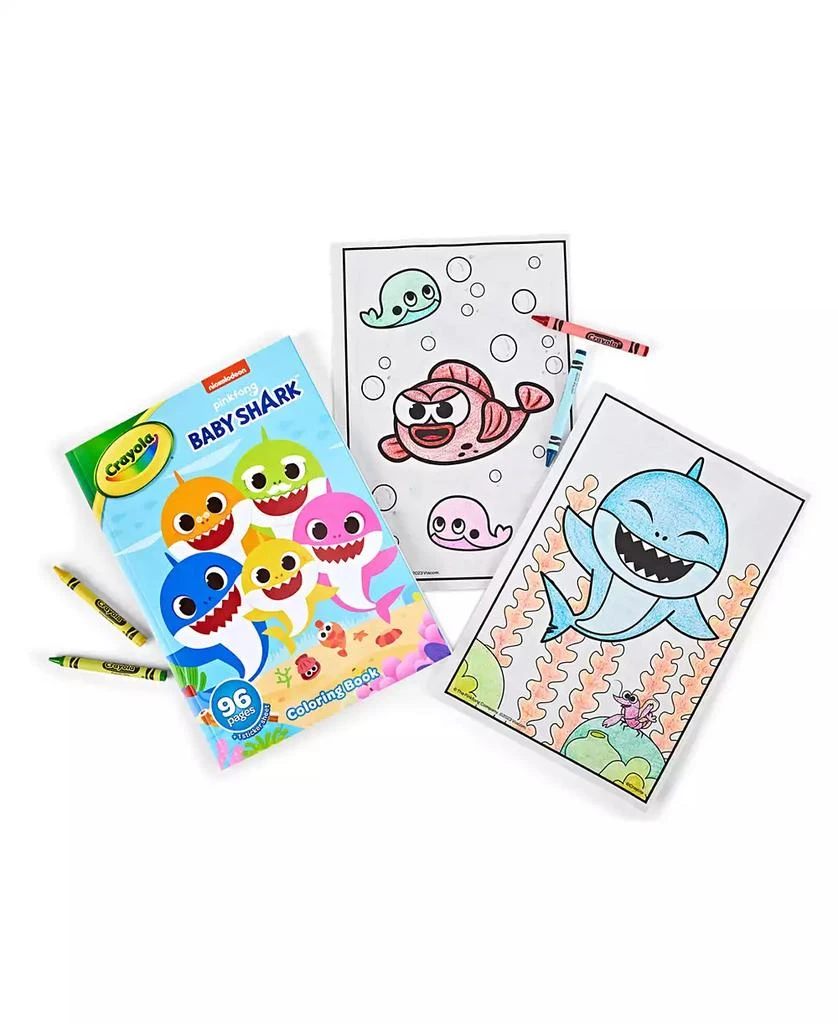 Crayola Baby Shark Coloring Book, 8 Pack 5