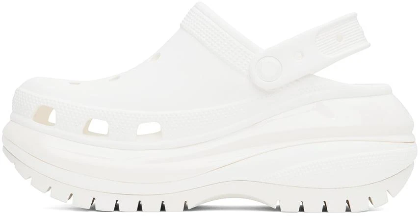 Crocs White Mega Crush Clogs 3