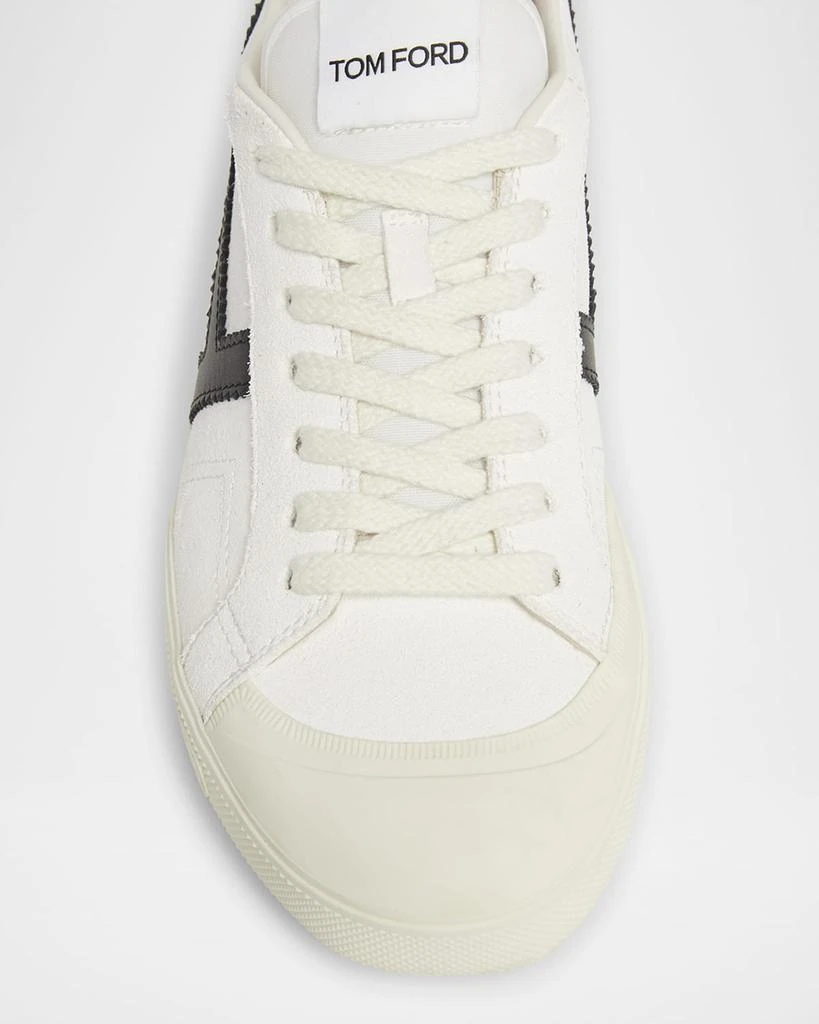 Tom Ford Jaravis Suede and Leather Low-Top Sneakers 4