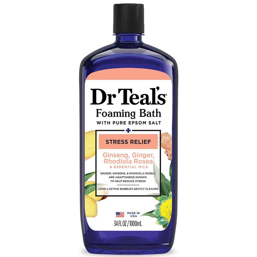 Dr. Teal
s Stress Relief Foam Bath Ginseng, Ginger, Rhodiola Rosea