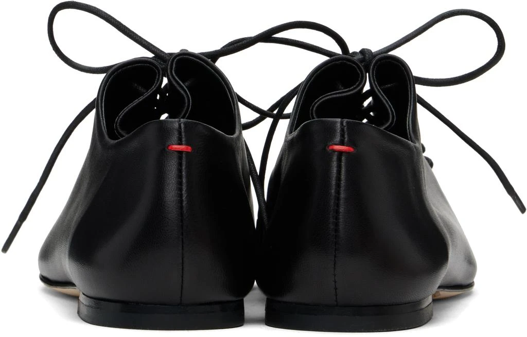 AEYDE Black Isla Nappa Leather Derbys 2