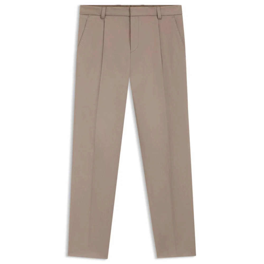 Hugo Boss Slim-fit pants in paper-touch stretch cotton
