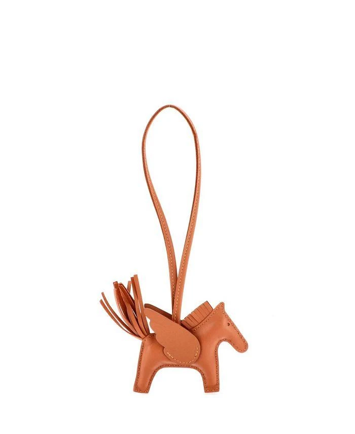 Pre-Owned HERMÈS PM Monochrome Pegase Rodeo Bag Charm Leather