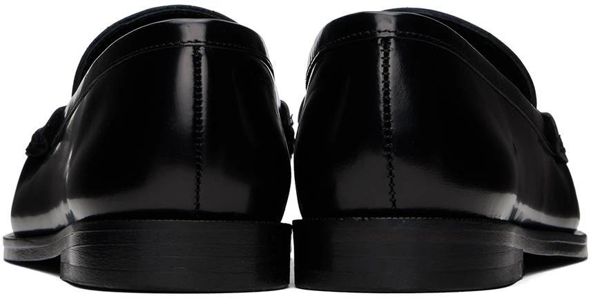 STAUD Black Padded Slip-On Loafers Staud Becks Leather Loafers In Black - 60% Off | Editorialist main image 4