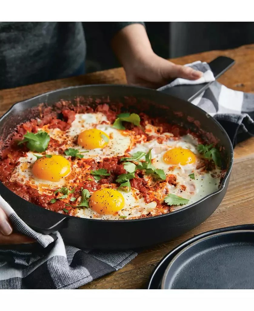 KitchenAid Seasoned 12" Cast-Iron Skillet 8