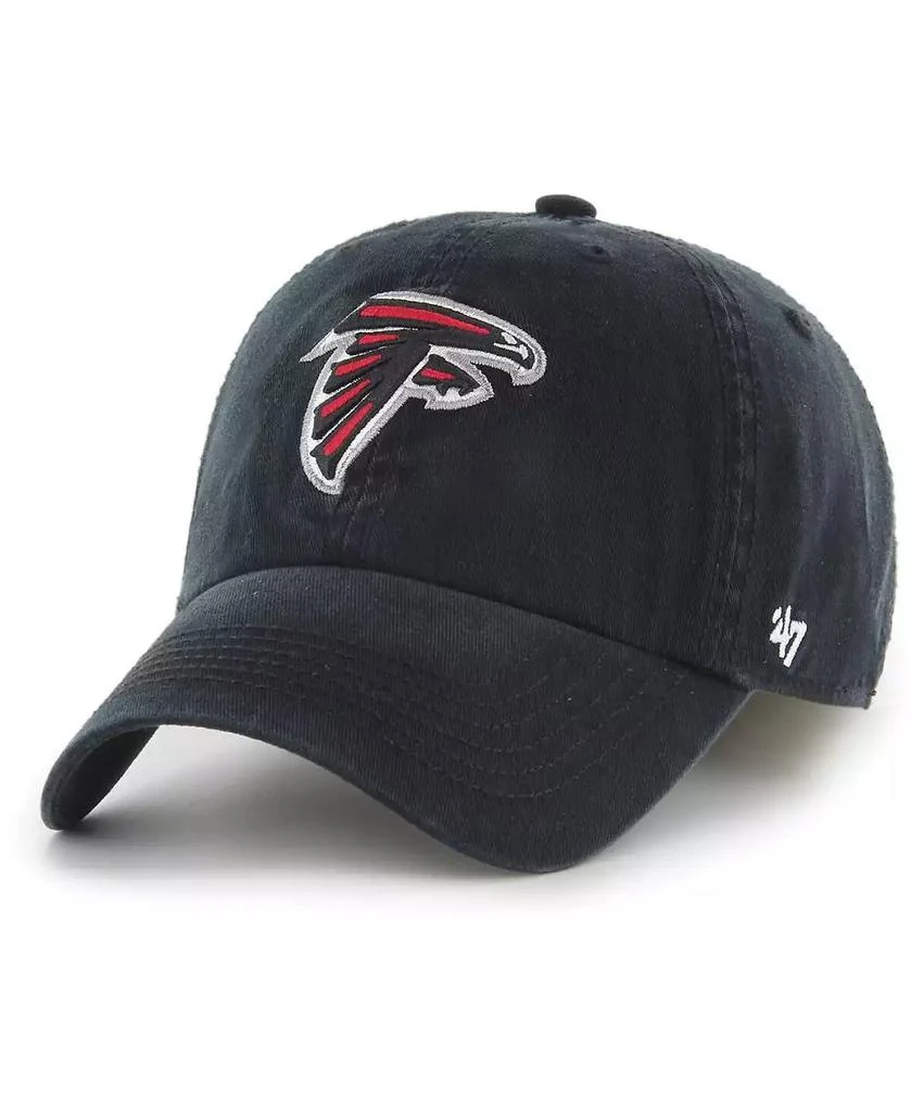 47 Brand Men's Black Atlanta Falcons Franchise Logo Fitted Hat 3