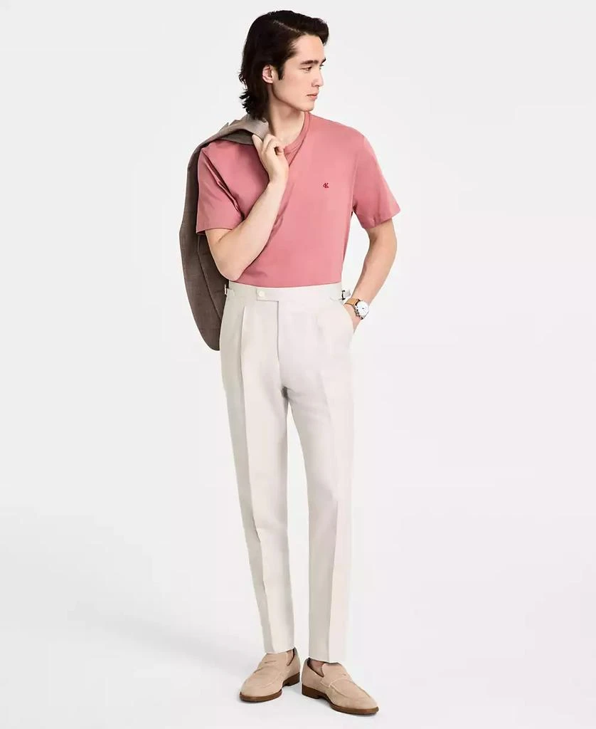 Calvin Klein Men's Slim-Fit Linen-Blend Dress Pants 1