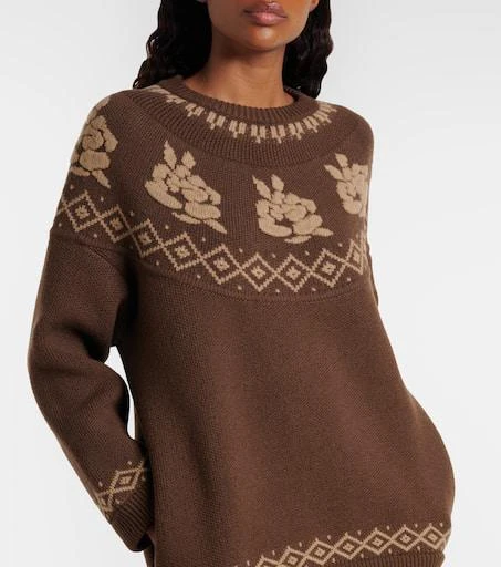 Magda Butrym Fair Isle jacquard wool sweater 3