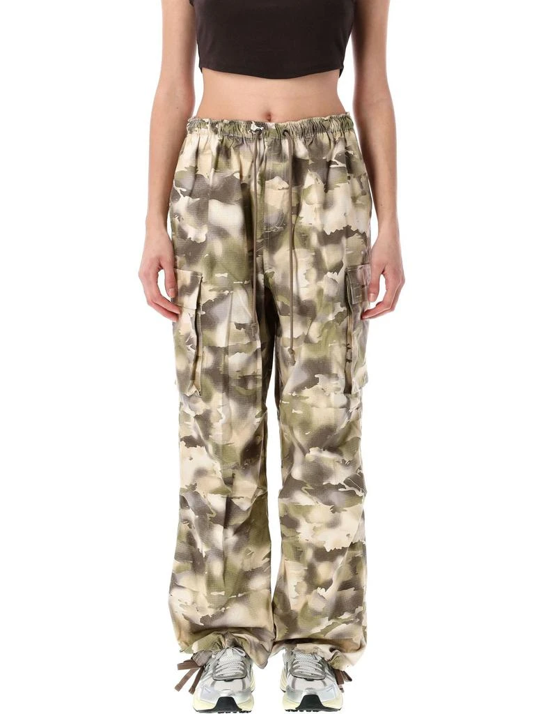 NIKE Nike Mid-Rise Oversized Camo Cargo Trousers 1