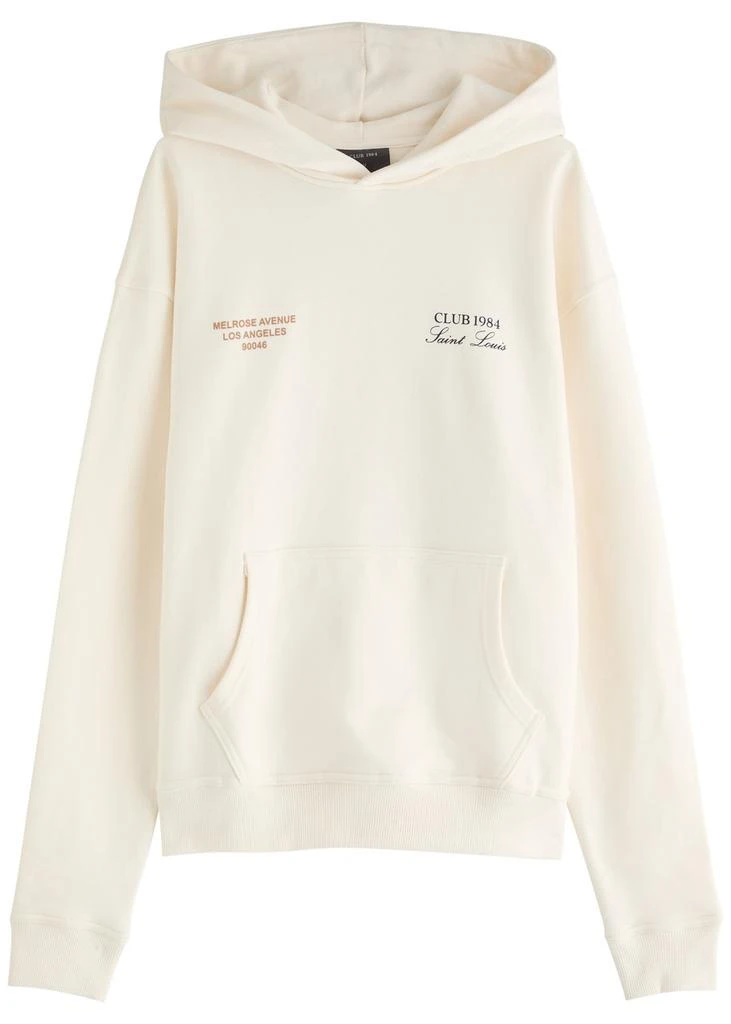 CLUB 1984 Melrose hooded cotton sweatshirt 1