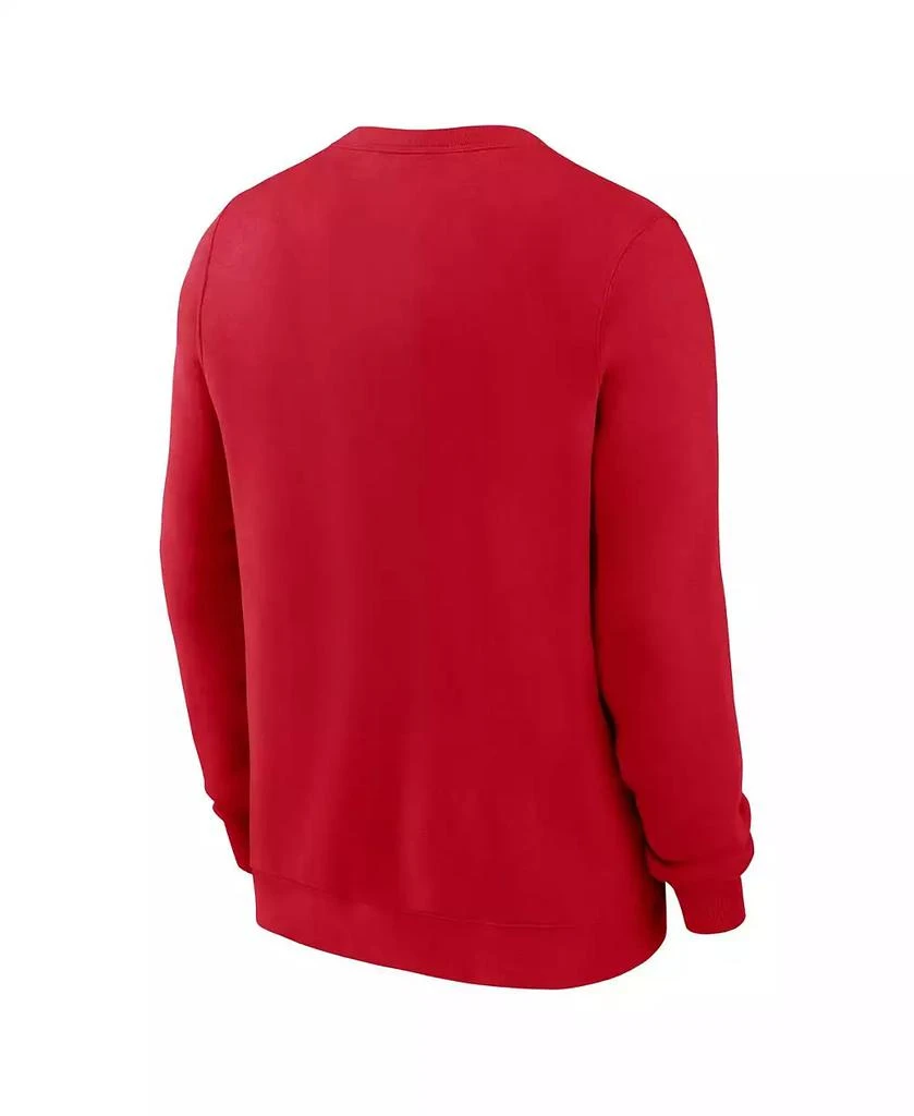 NIKE Men's Red Boston Red Sox Pullover Sweatshirt 3