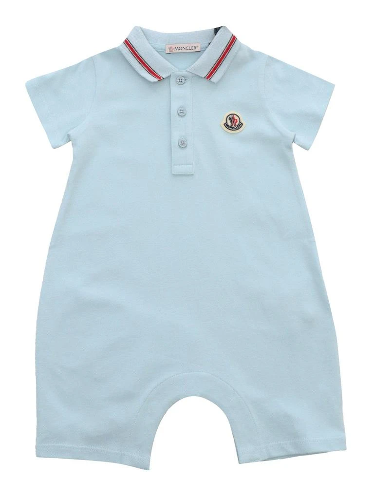 Moncler Moncler Enfant Logo-Patch Romper