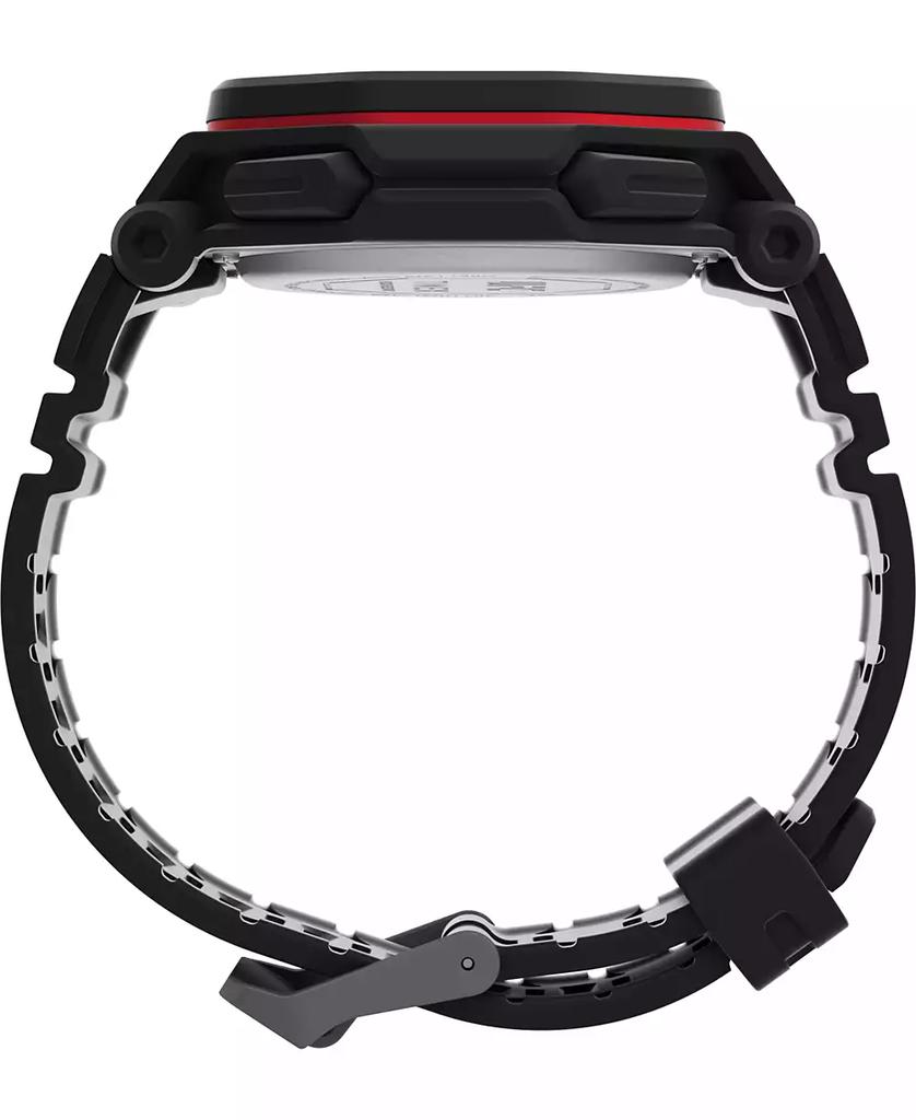 Timex UFC Men's Quartz Colossus Resin Black Watch, 45mm